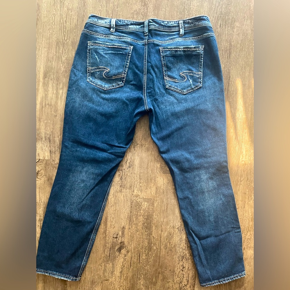 Silver Plus Size Women”s SAM Boyfriend Jeans Size 20